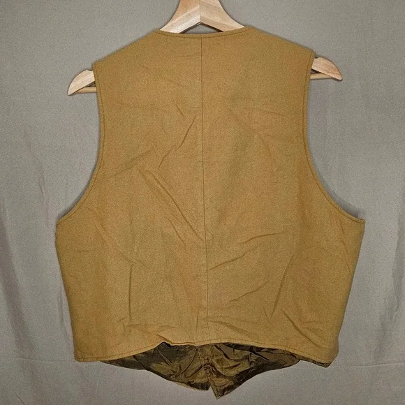 Vintage Pendleton Wool Tan Vest - Picture 2 of 3